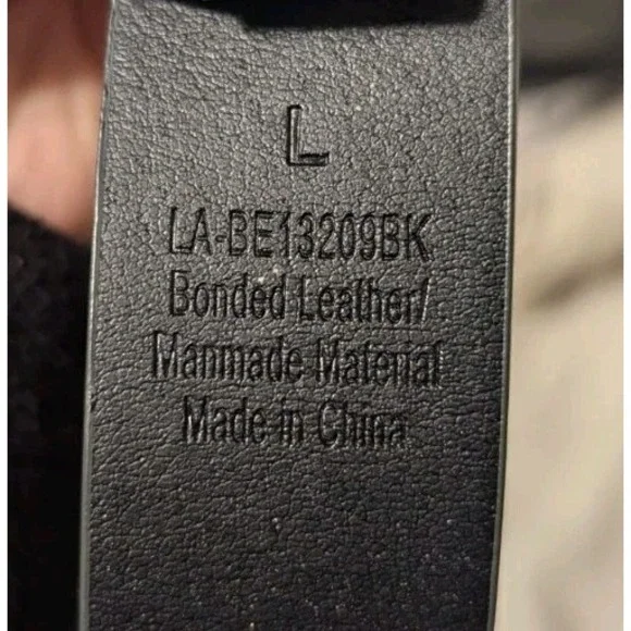 NWT Buckle BKE Womens Bonded Leather Belt Distressed Western 43x1.25" Gray Large - Picture 9 of 9